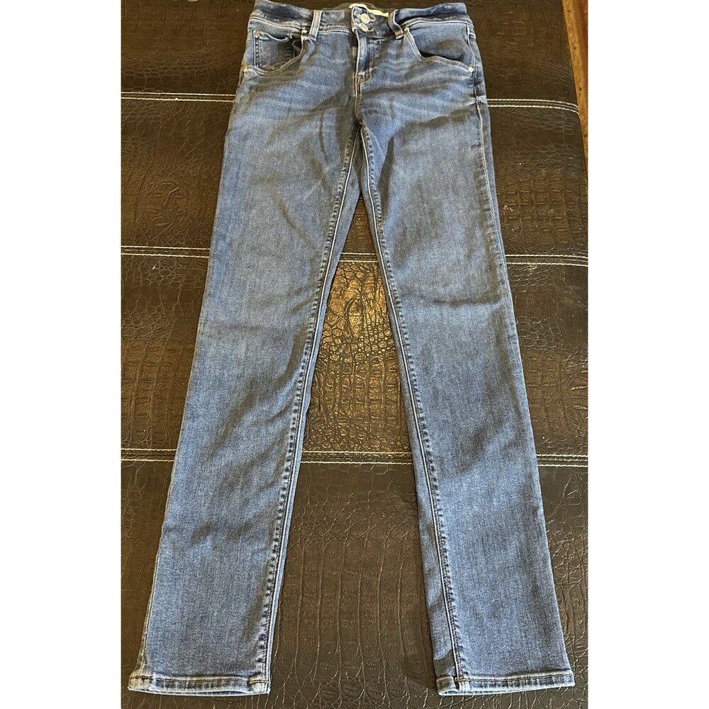 Hudson Collin Low Rise Skinny Jeans Womens 28 Dark Wash Blue Stretch Denim
